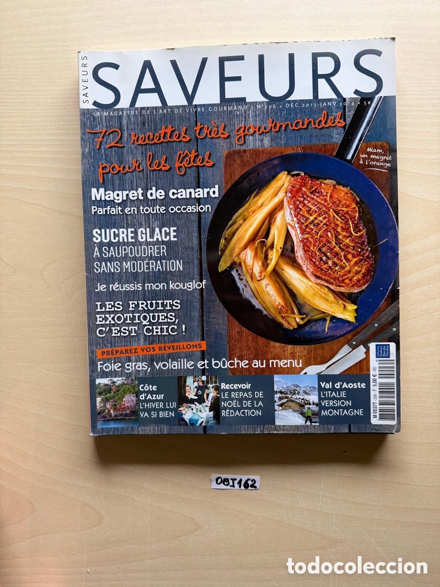 Coleccionismo de Revistas y Peri&oacute;dicos: Saveurs revista de comida