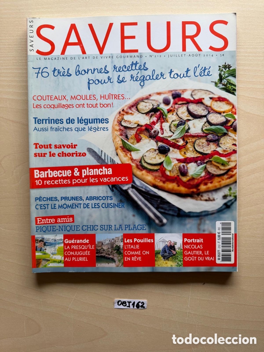Coleccionismo de Revistas y Peri&oacute;dicos: Saveurs revista de comida