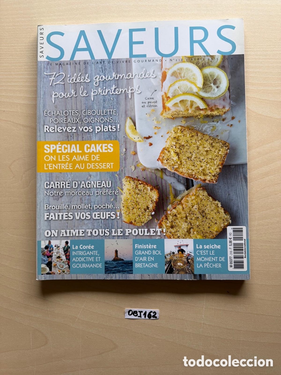 Coleccionismo de revistas y peri&oacute;dicos: Saveurs revista de comida - Foto 1