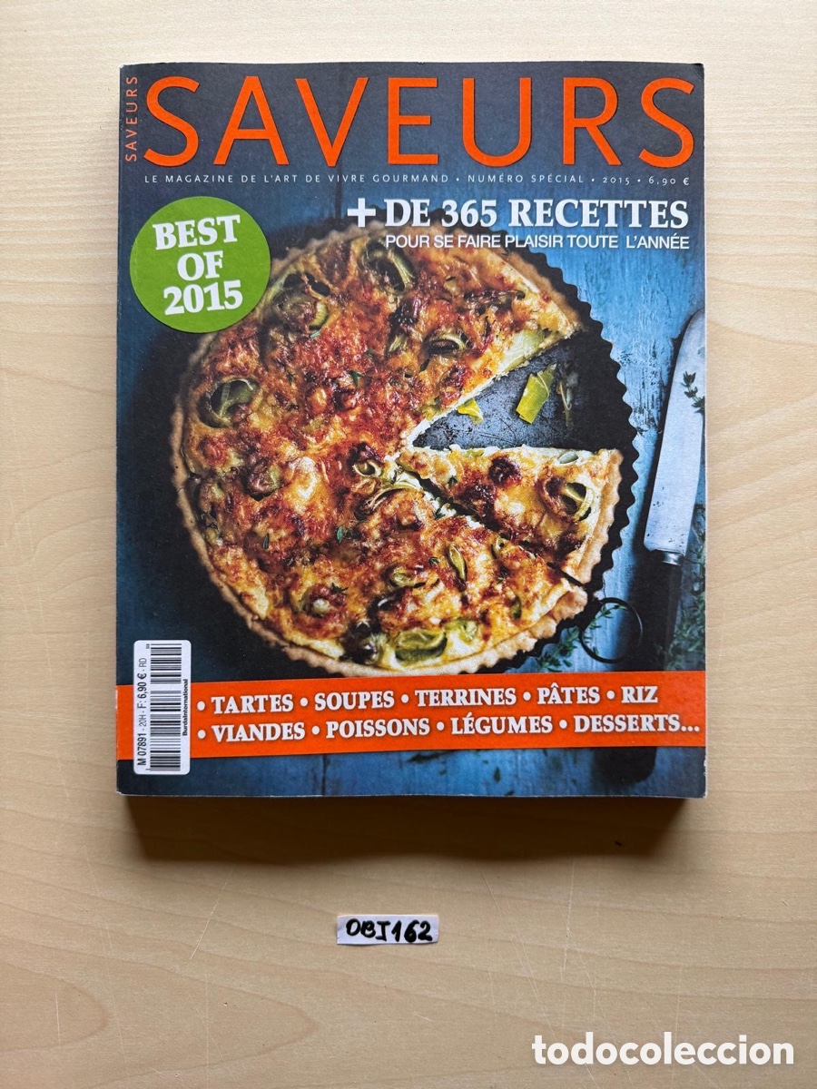 Coleccionismo de revistas y peri&oacute;dicos: Saveurs revista de comida - Foto 1
