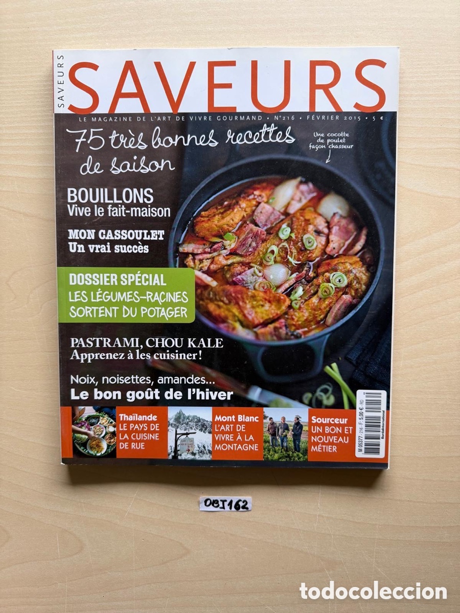 Coleccionismo de revistas y peri&oacute;dicos: Saveurs revista de comida - Foto 1