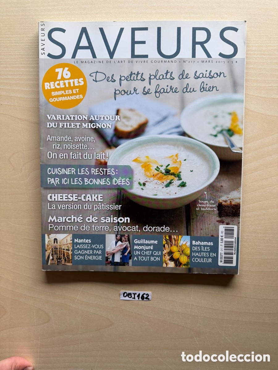Coleccionismo de Revistas y Peri&oacute;dicos: Saveurs revista de comida