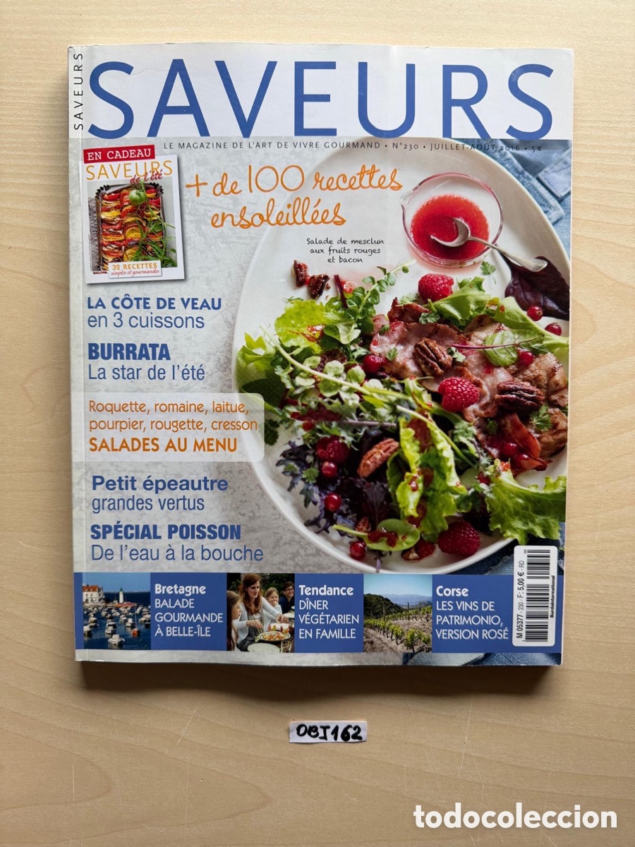 Coleccionismo de Revistas y Peri&oacute;dicos: Saveurs revista de comida
