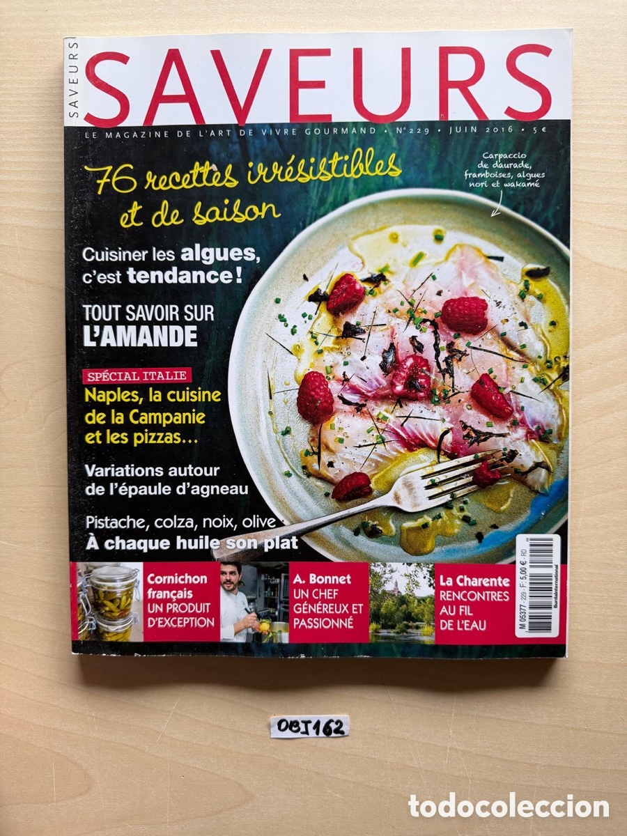 Coleccionismo de Revistas y Peri&oacute;dicos: Saveurs revista de comida