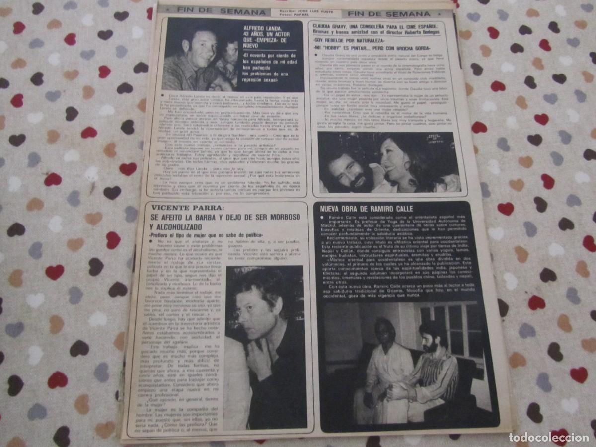 Collection Magazines and Newspapers: ALFREDO LANDA, VICENTE PARRA, RAMIRO CALLE, RECORTE DE PRENSA