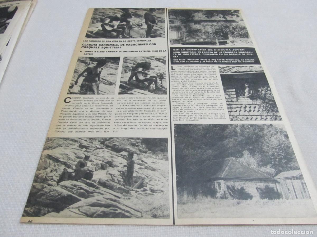 Sammeln von Zeitschriften und Zeitungen: CLAUDIA CARDINALE, RECORTE DE PRENSA