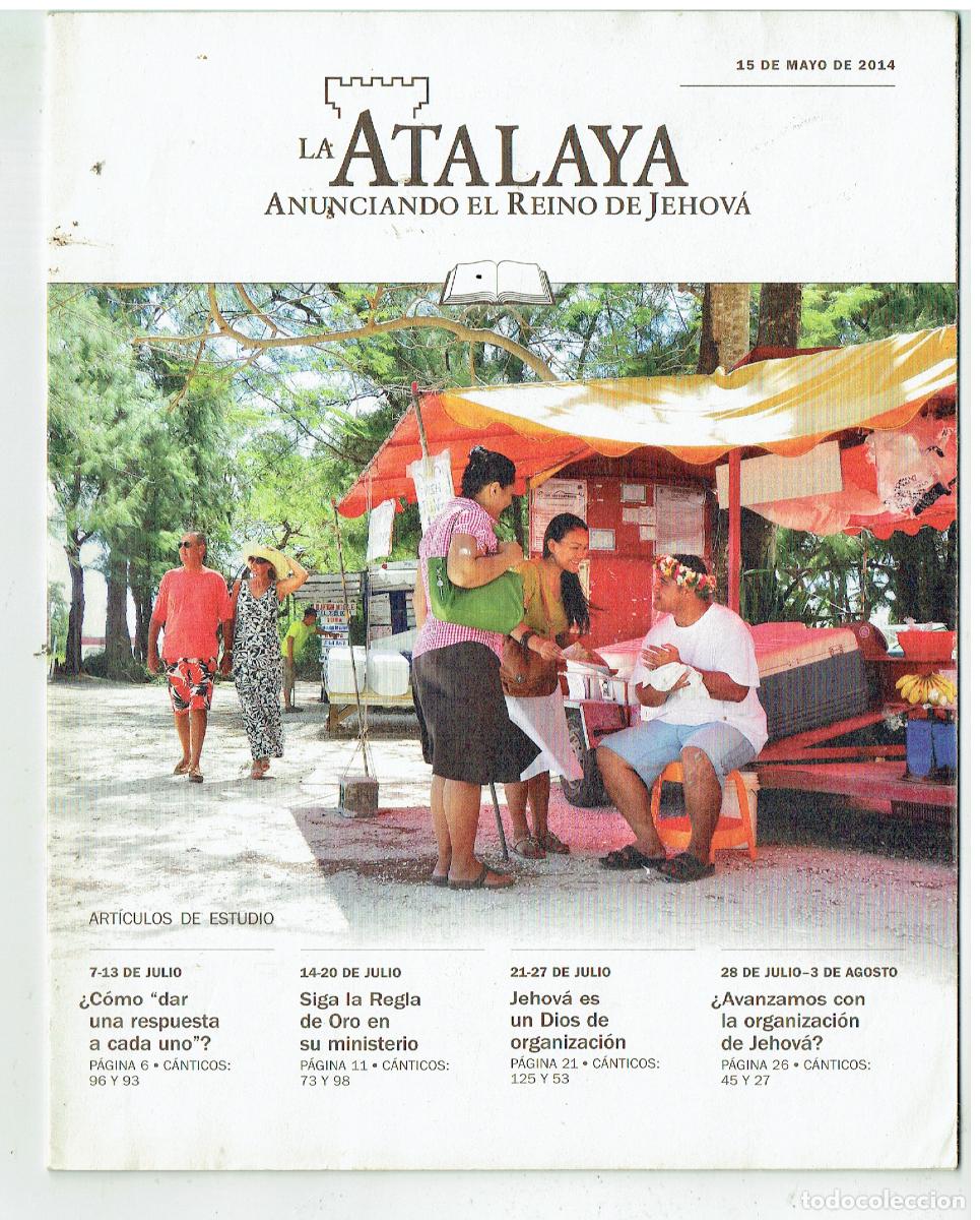 Coleccionismo de Revistas y Peri&oacute;dicos: LA ATALAYA. ANUNCIANDO EL REINO DE JEHOVA. 15 MAYO 2014. (B/48.1)