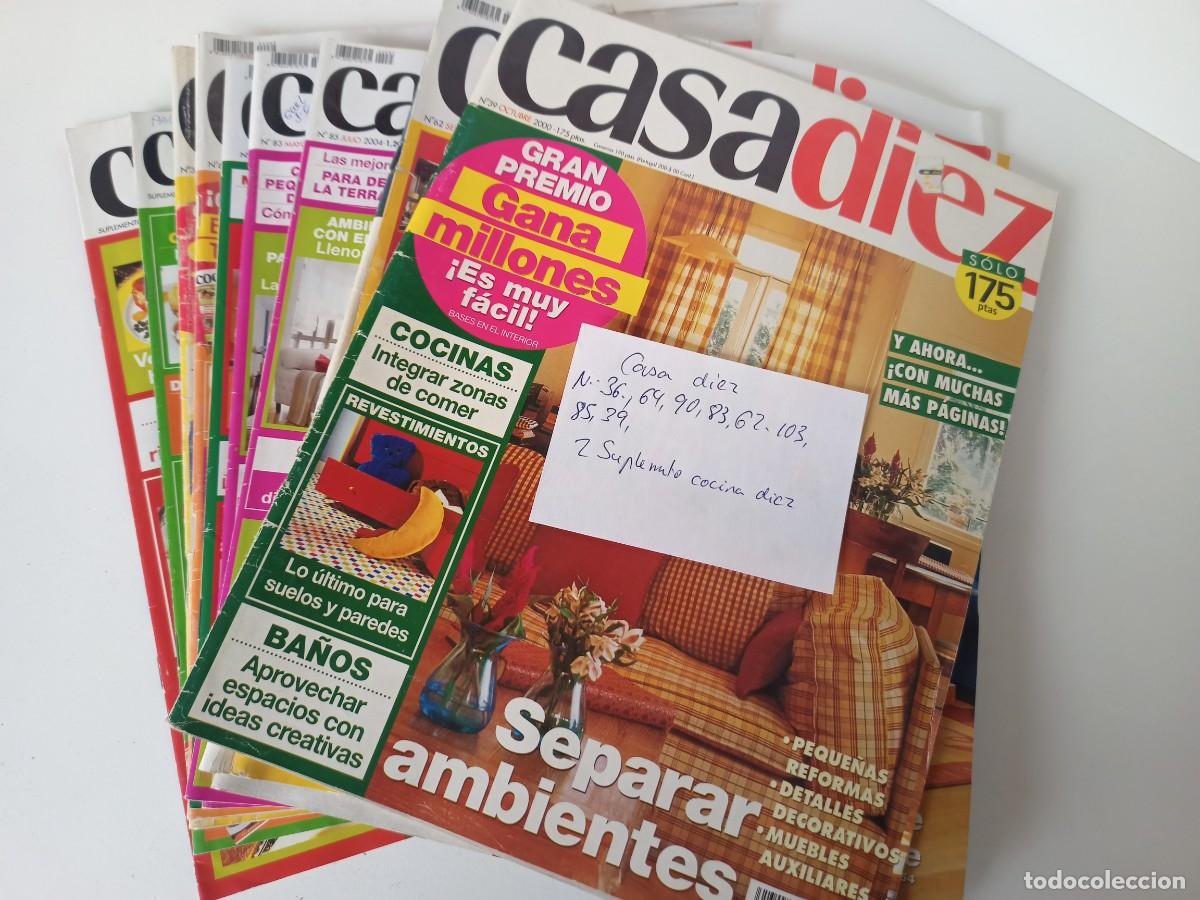 Collectionnisme de Revues et Journaux: Lote de revistas de decoraci&oacute;n, Casadiez