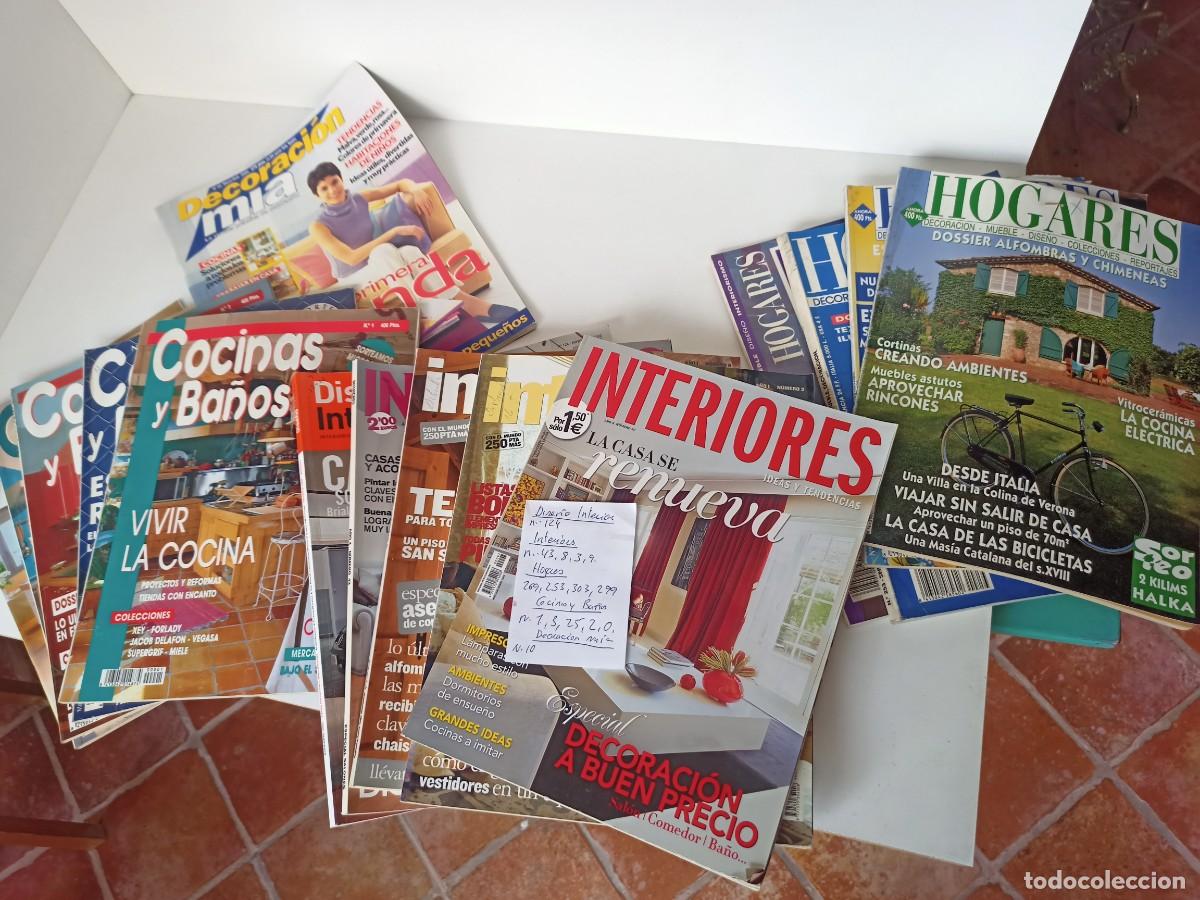 Collectionnisme de Revues et Journaux: Lote de revistas de decoraci&oacute;n, Dise&ntilde;o de interior, Cocina y ba&ntilde;o, etc