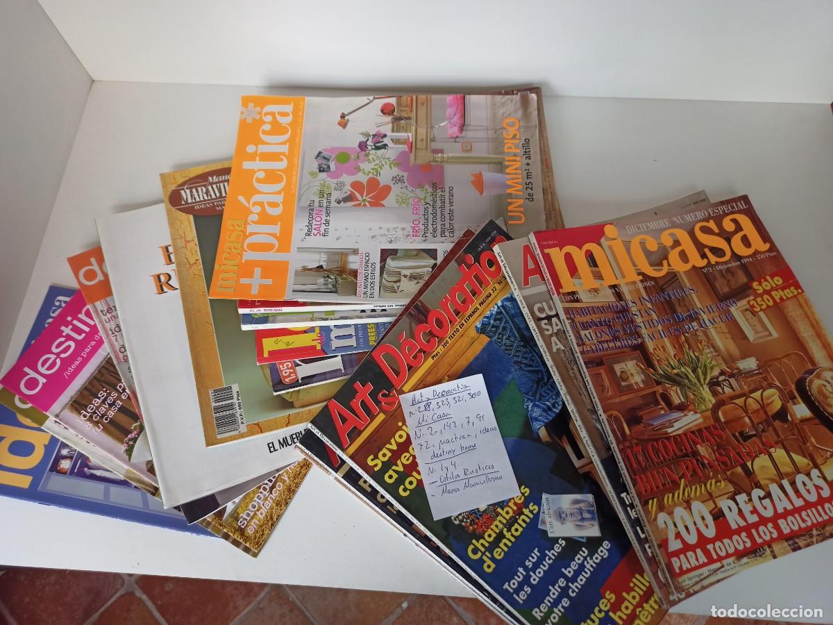 Coleccionismo de Revistas y Peri&oacute;dicos: Lote de revistas de decoraci&oacute;n, Arte y decoraci&oacute;n, Mi casa, Estilos r&uacute;sticos, etc