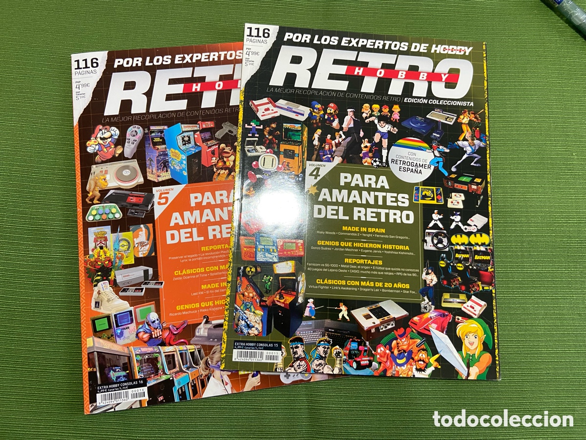 Coleccionismo de Revistas y Peri&oacute;dicos: Revista Retro Hobby (retrohobby). N&uacute;m. 4 y 5. (Hobbyconsolas)