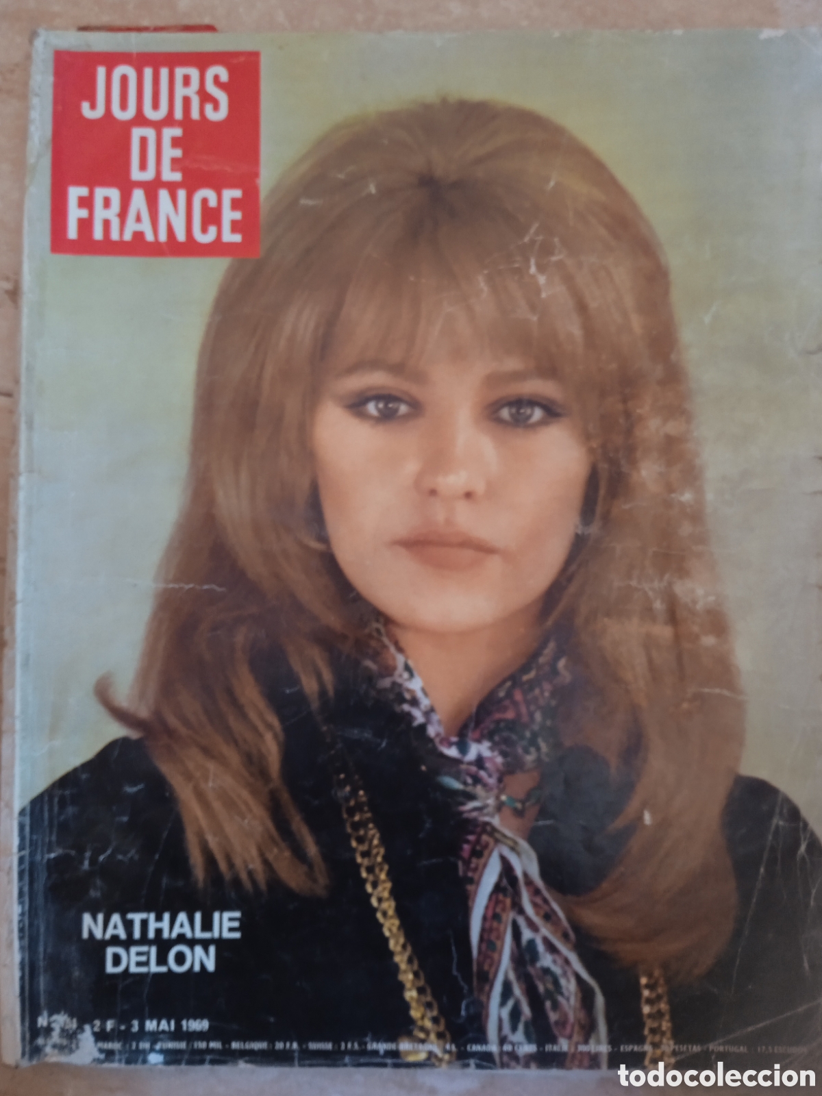 Coleccionismo de Revistas y Peri&oacute;dicos: Revista Jours de France Nathalie Delon Grace Kelly