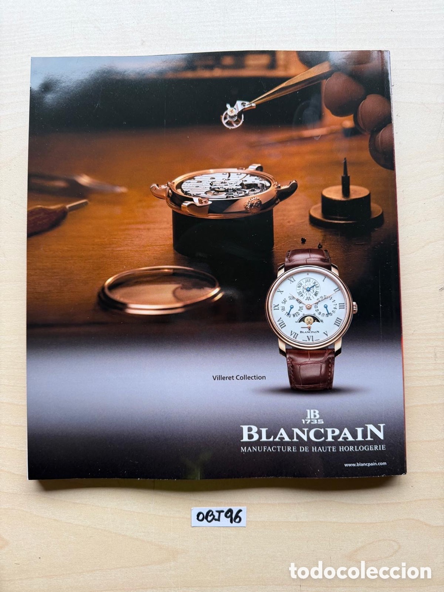Coleccionismo de Revistas y Peri&oacute;dicos: Revista de relojes blancpain