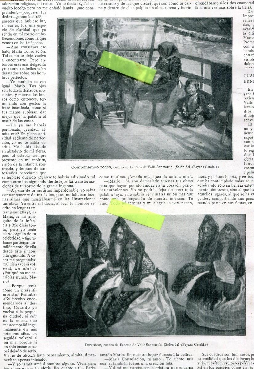 Coleccionismo de Revistas y Peri&oacute;dicos: REVISTA A&Ntilde;O 1913 ERNESTO VALLS SANMARTIN JOSE GRANELO FRANCISCO SOLANO LA MATERNIDAD MONACO