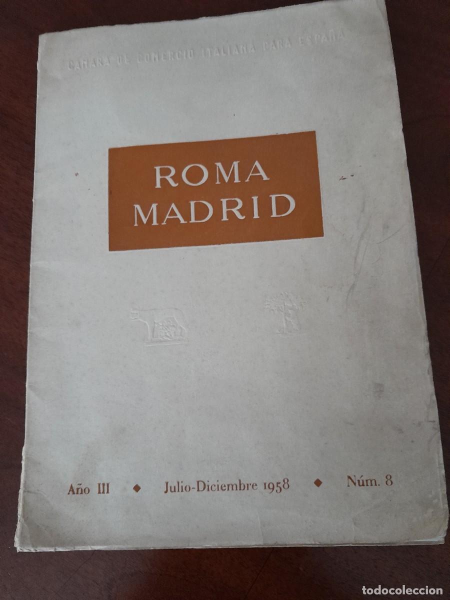 Collectionnisme de Revues et Journaux: Revista Roma Madrid 1958