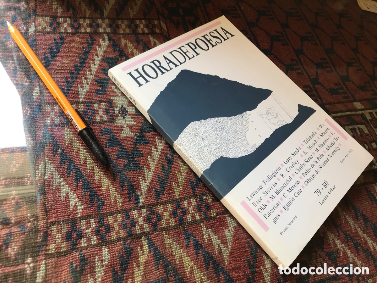 Coleccionismo de Revistas y Peri&oacute;dicos: Hora de poes&iacute;a n&ordm; 79-80. 1992. Lentini editor