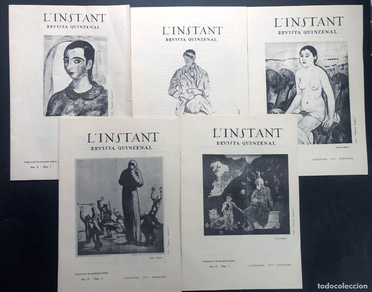 Coleccionismo de Revistas y Peri&oacute;dicos: L'INSTANT / REVISTA QUINCENAL EN CATAL&Aacute;N A&Ntilde;O 1919 - LITERATURA / FACSIMIL DEL A&Ntilde;O 1977 / BARCELONA