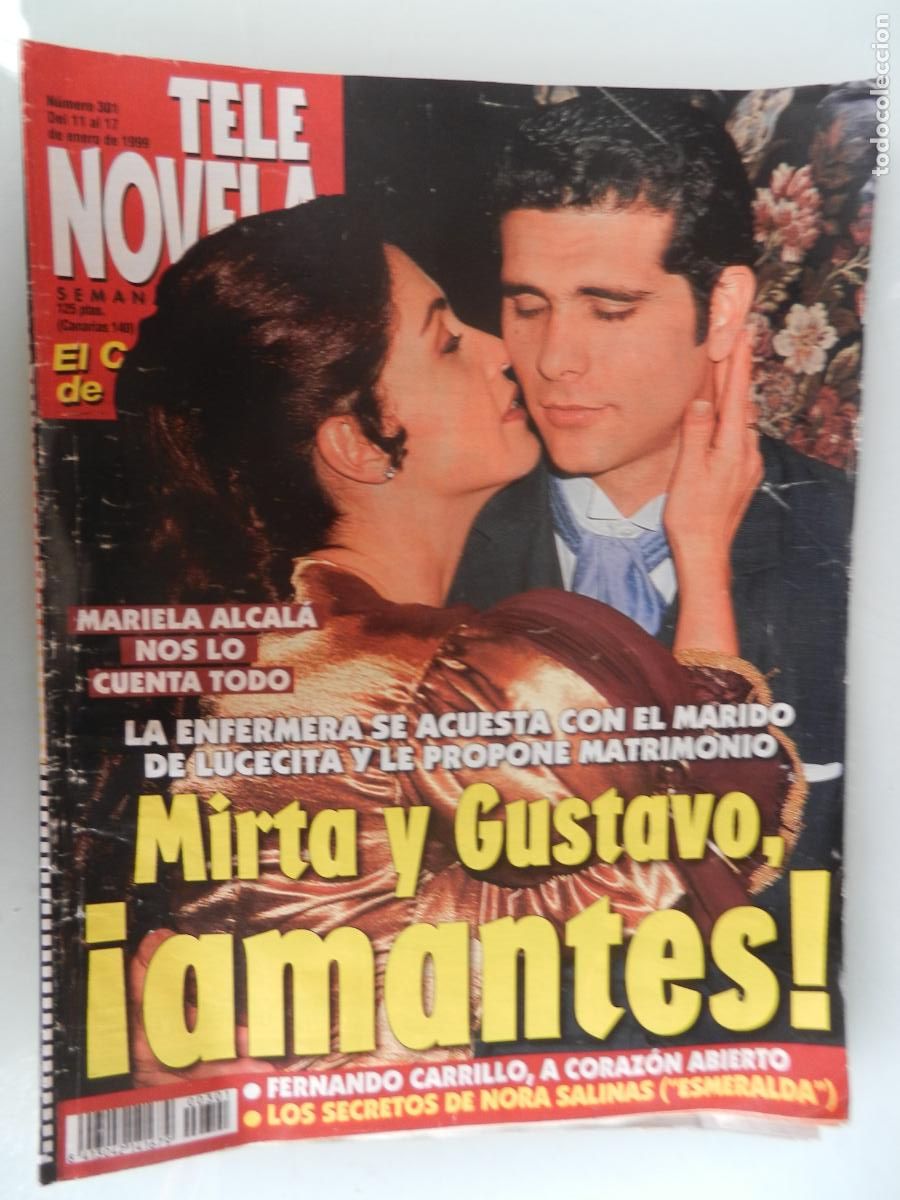 Coleccionismo de Revistas y Peri&oacute;dicos: TELE NOVELA SEMANAL N&ordm; 301 - 01-1999 - EL CORAZON DE LA TELE -MIRTA Y GUSTAVO &iexcl; AMANTES!