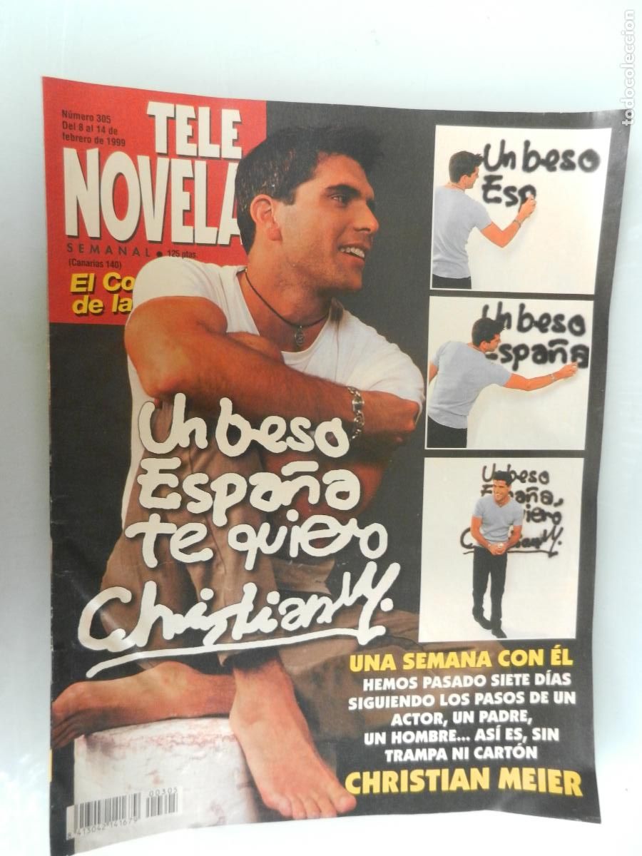 Coleccionismo de Revistas y Peri&oacute;dicos: TELE NOVELA SEMANAL N&ordm; 305 - 0-1999 - EL CORAZON DE LA TELE -CHRISTIAN MEIER