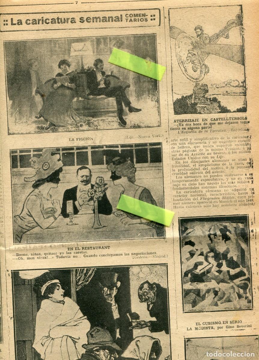 Coleccionismo de Revistas y Peri&oacute;dicos: PERIODICO LA NOCHE A&Ntilde;O 1912 CASTELLTER&Ccedil;OL TERREMOTO EN LA GOMERA CUBISMO EMILIO LEROI GINO SERVERINI