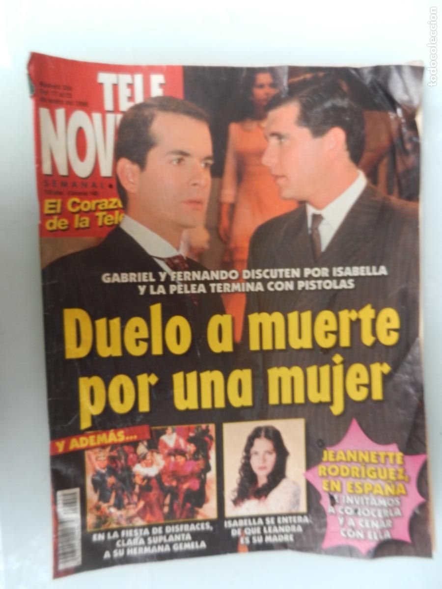 Collezionismo di Riviste e Giornali: TELE NOVELA SEMANAL N&ordm; 354- 01-2000 - EL CORAZON DE LA TELE -DUELO A MUERTE POR UNA MUJER