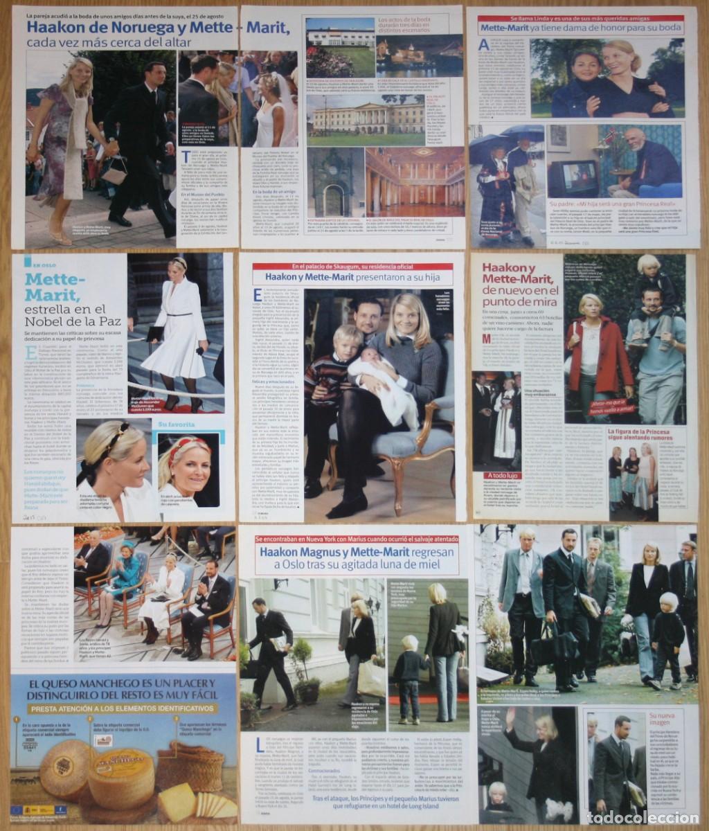 Collection Magazines and Newspapers: METTE-MARIT Princess of Norway 1990s/00s magazine clippings photos Haakon Royal Princesa Noruega