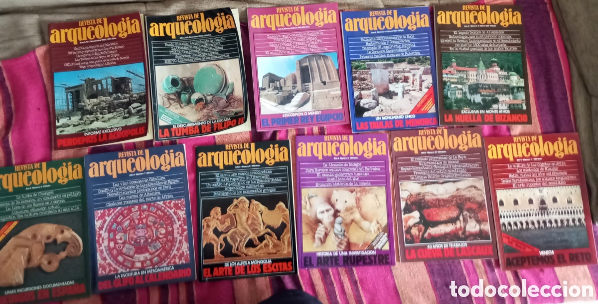 Collection Magazines and Newspapers: Revista de arqueol&oacute;gia a&ntilde;os 1980 los 11 primeros n&uacute;meros del primer a&ntilde;o.Del 1 al 11