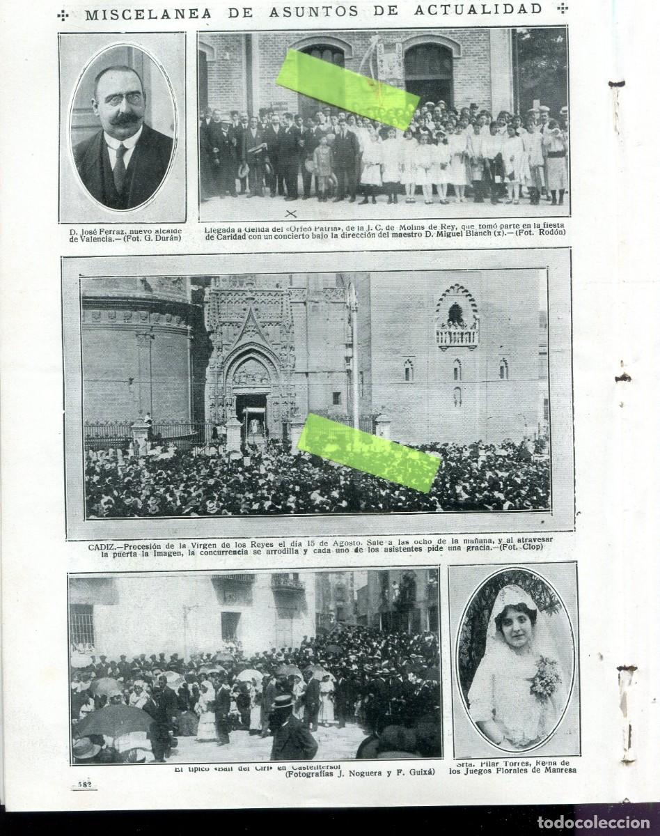 Collection Magazines and Newspapers: REVISTA A&Ntilde;O 1915 ORFEO DE MOLINS DE REY VIRGEN DE LOS REYES DE CADIZ BALL DEL CIRI A CASTELLTER&Ccedil;OL