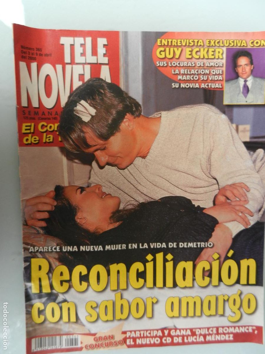 Collection Magazines and Newspapers: TELE NOVELA SEMANAL N&ordm; 365- 04-2000 - EL CORAZON DE LA TELE -RECONCILIACION CON SABOR AMARGO