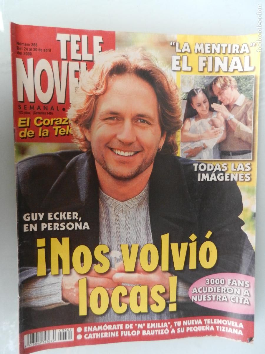 Coleccionismo de Revistas y Peri&oacute;dicos: TELE NOVELA SEMANAL N&ordm; 368- 04-2000 - EL CORAZON DE LA TELE -&iexcl;NOS VOLVI&Oacute; LOCOS!