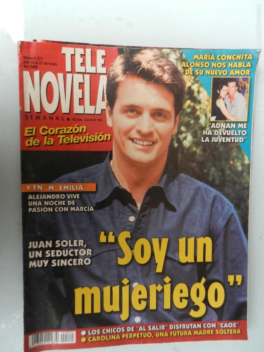 Coleccionismo de Revistas y Peri&oacute;dicos: TELE NOVELA SEMANAL N&ordm; 371- 05-2000 - EL CORAZON DE LA TELE -SOY UN MEJERIEGO