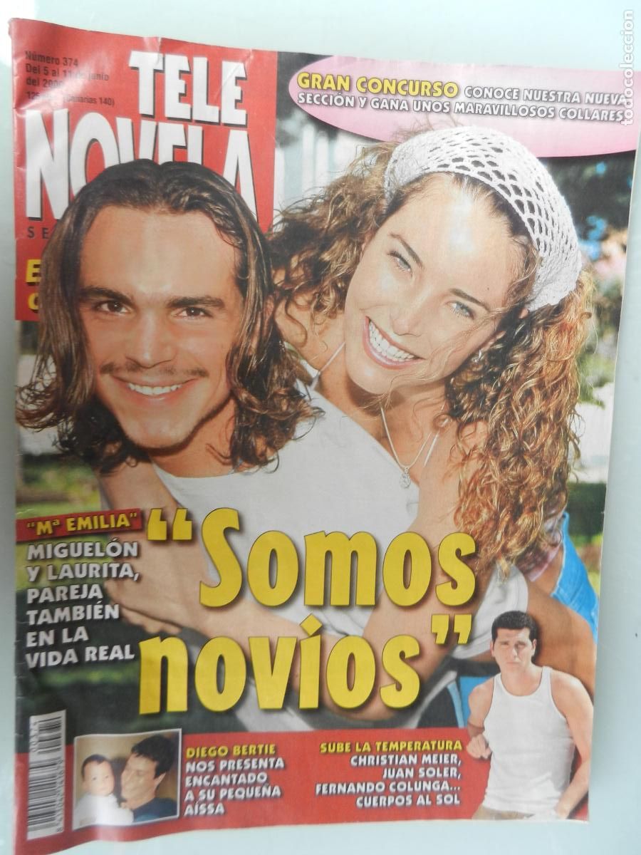 Collezionismo di Riviste e Giornali: TELE NOVELA SEMANAL N&ordm; 374- 06-2000 - EL CORAZON DE LA TELE -&rdquo;SOMOS NOVIOS&rdquo;