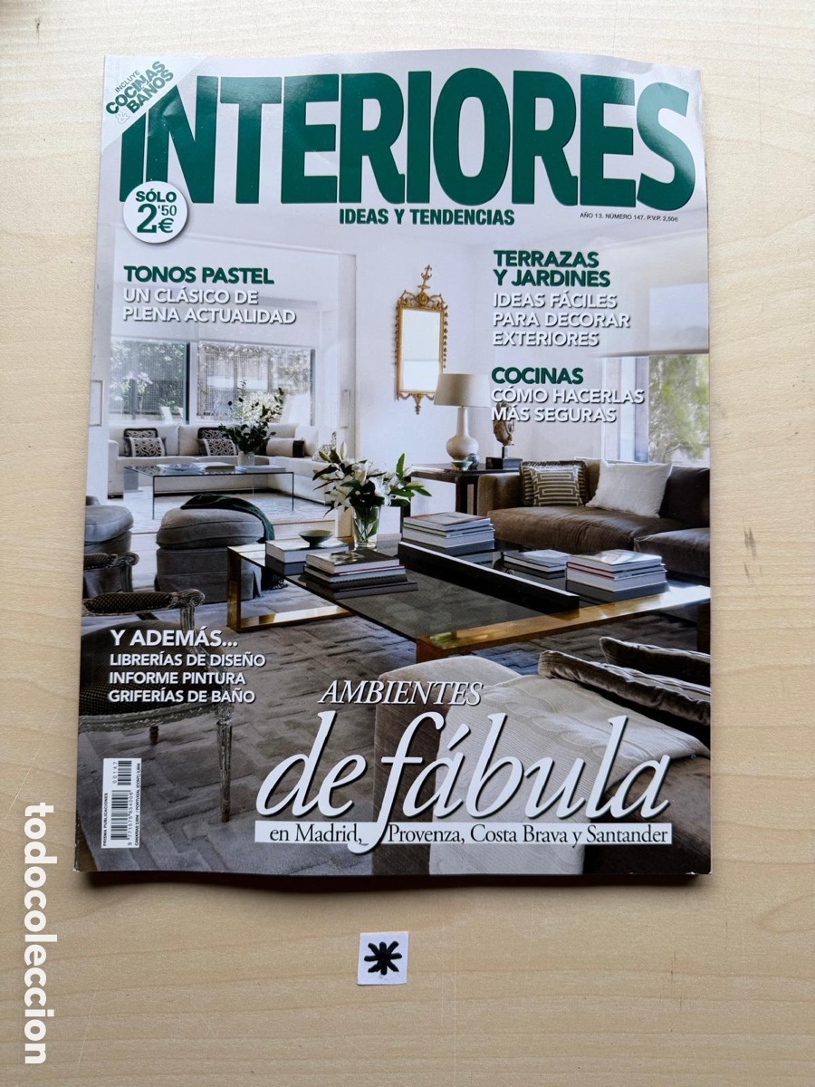 Coleccionismo de Revistas y Peri&oacute;dicos: Revista interiores ideas y tendencias