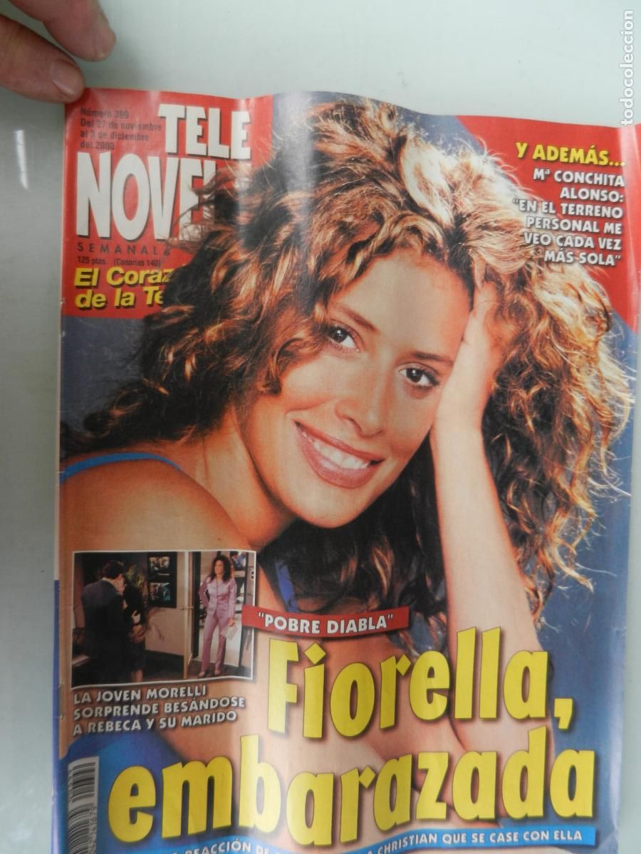 Coleccionismo de Revistas y Peri&oacute;dicos: TELE NOVELA SEMANAL N&ordm; 399- 12-2000 - EL CORAZON DE LA TELE- FIORELLA EMBARAZADA