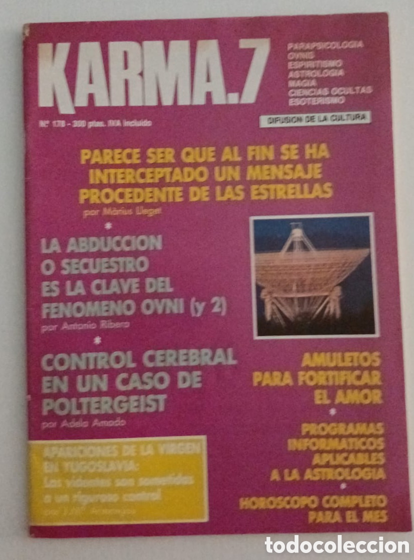 Collection Magazines and Newspapers: REVISTA KARMA 7. N&deg;178