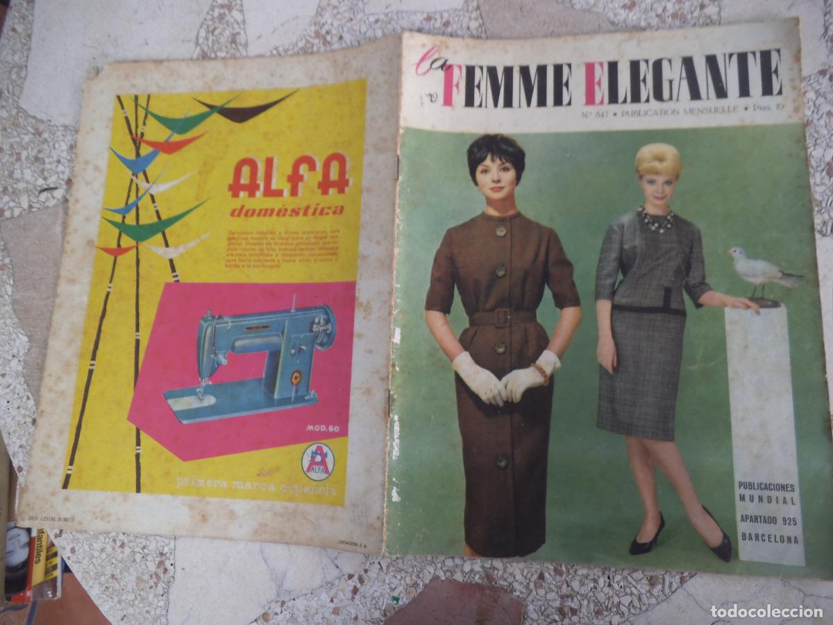 Collection Magazines and Newspapers: figurines, la femme elegante n&ordm; 547, en castellano, a&ntilde;os 60