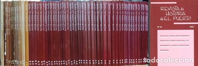 Coleccionismo de Revistas y Peri&oacute;dicos: REVISTA DE HISTORIA DE EL PUERTO - 56 REVISTAS 1988 A PRIMER SEMESTRE 2016 - A-CA-4334