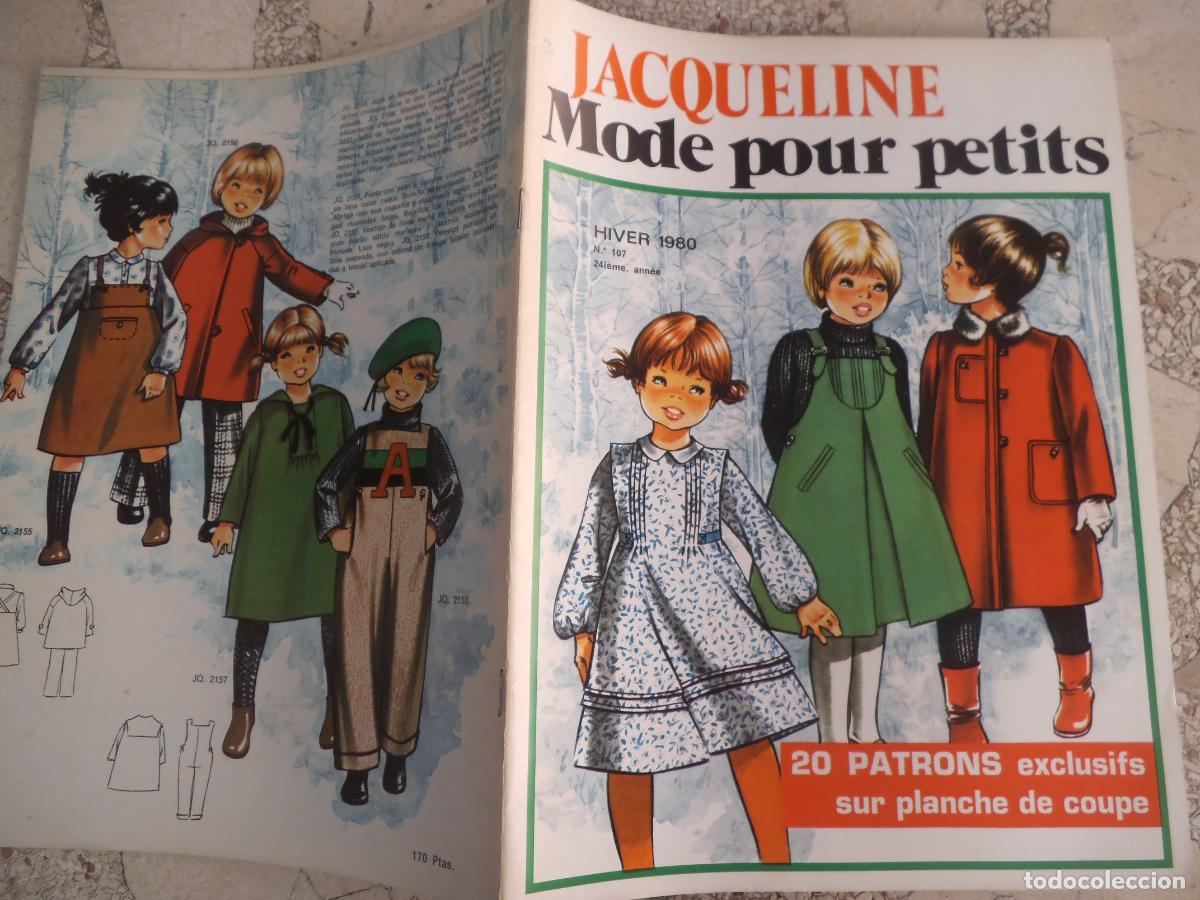 Coleccionismo de Revistas y Peri&oacute;dicos: figurines, jacqueline mode pour petits, n&ordm; 107, en castellano, a&ntilde;os hiver 1980, faltan patrones,