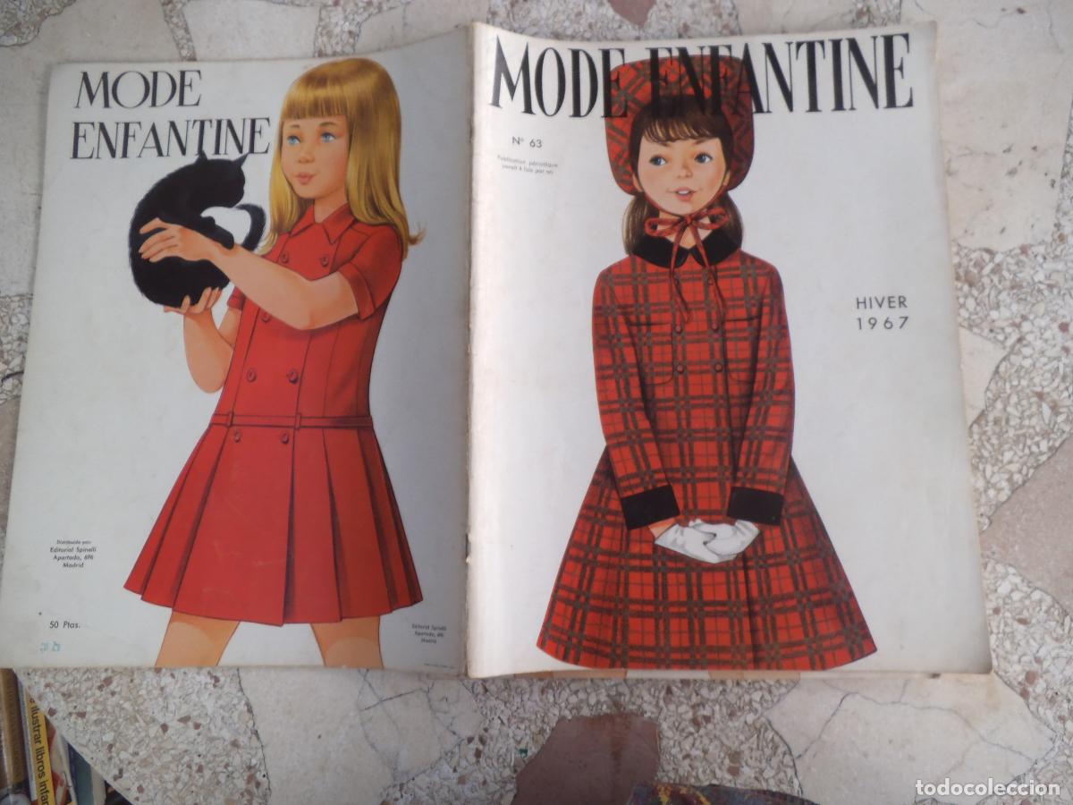 Coleccionismo de Revistas y Peri&oacute;dicos: figurines, mode enfantine, n&ordm; 63, en castellano, hiver a&ntilde;os 1967, algunas paginas color