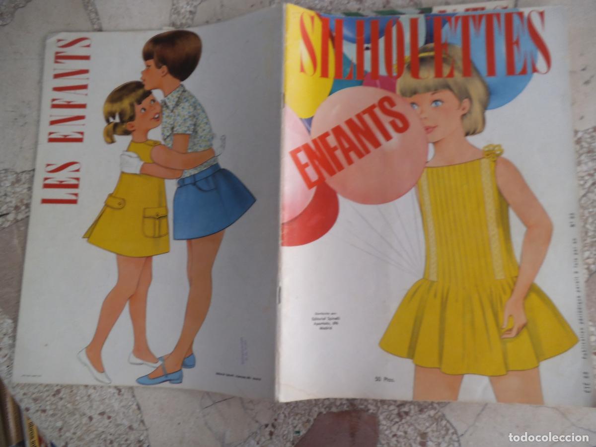 Coleccionismo de Revistas y Peri&oacute;dicos: figurines, siluquettes enfants, n&ordm; 95, en castellano, ete a&ntilde;os 1968, algunas paginas color