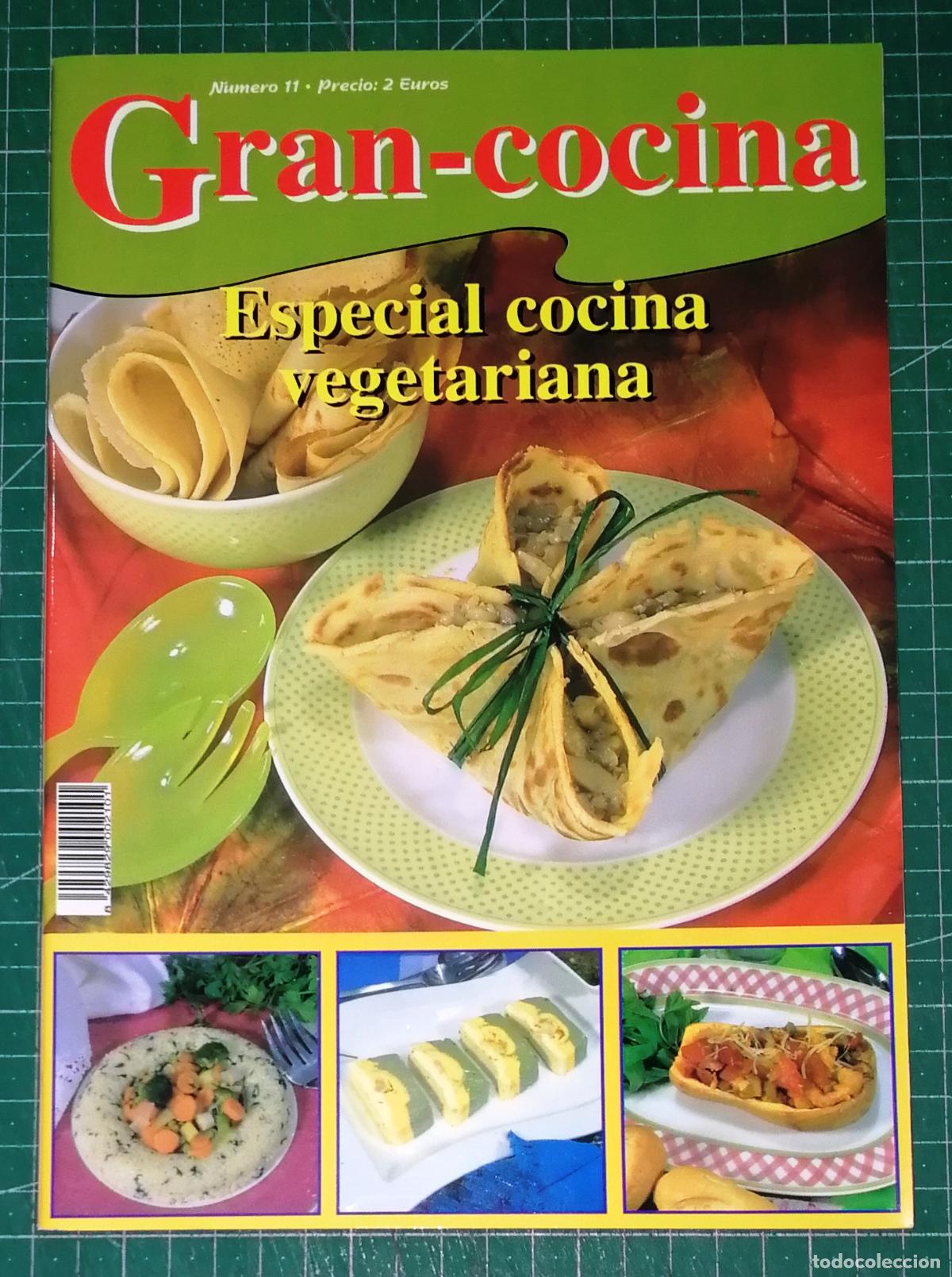 Collectionnisme de Revues et Journaux: GRAN COCINA. N&ordm; 11: ESPECIAL COCINA VEGETARIANA. - LINCRO, S.L., D.L. 2002