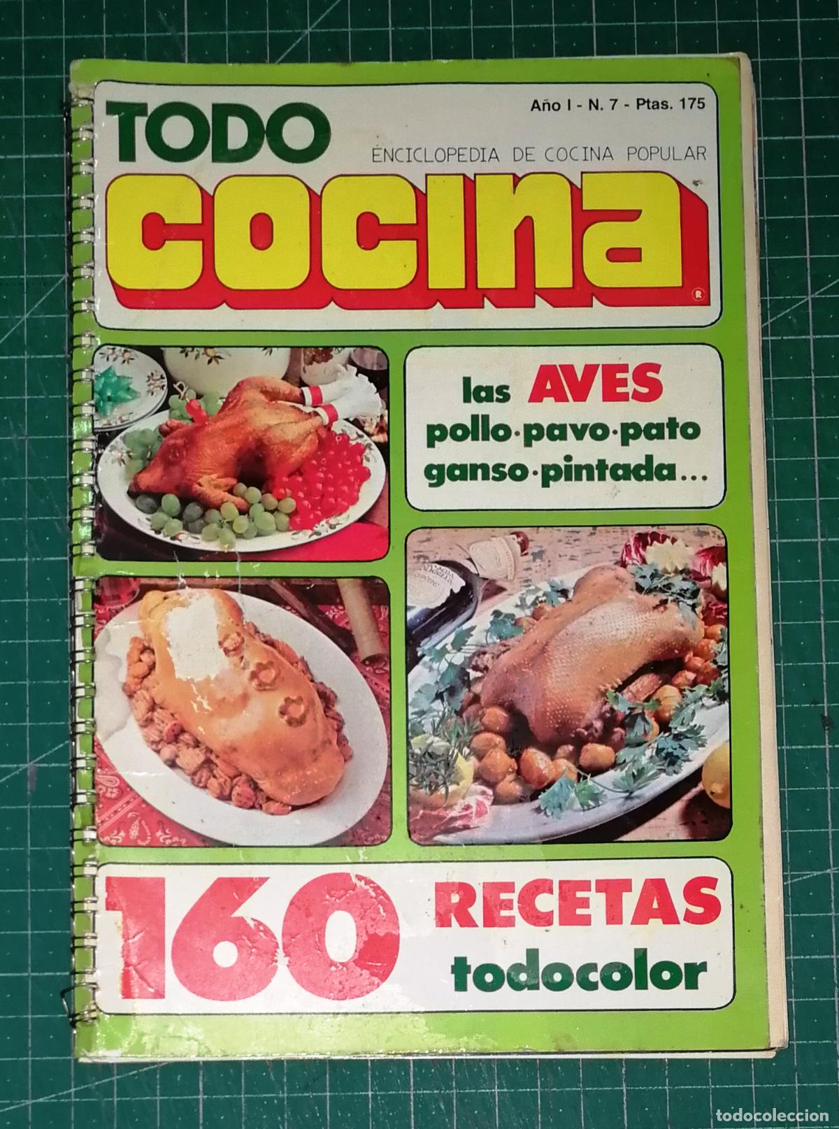 Collectionnisme de Revues et Journaux: TODO COCINA: ENCICLOPEDIA DE COCINA POPULAR. A&Ntilde;O I, N&ordm; 7. - Crochet Edizioni