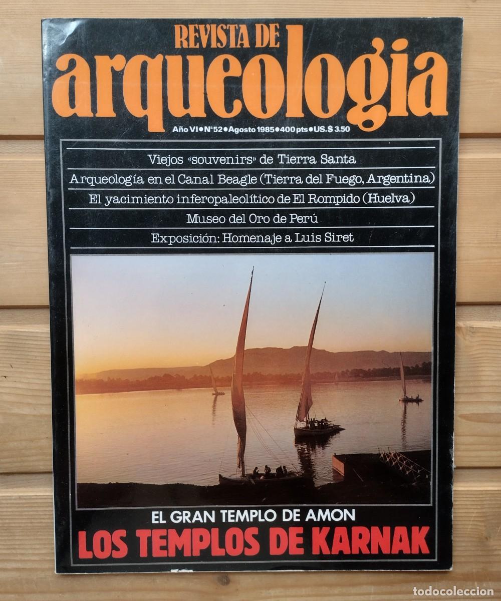 Coleccionismo de Revistas y Peri&oacute;dicos: Revista de Arqueolog&iacute;a N&deg; 52, 1985. El Gran Templo de Am&oacute;n. Los Templos de Karnak