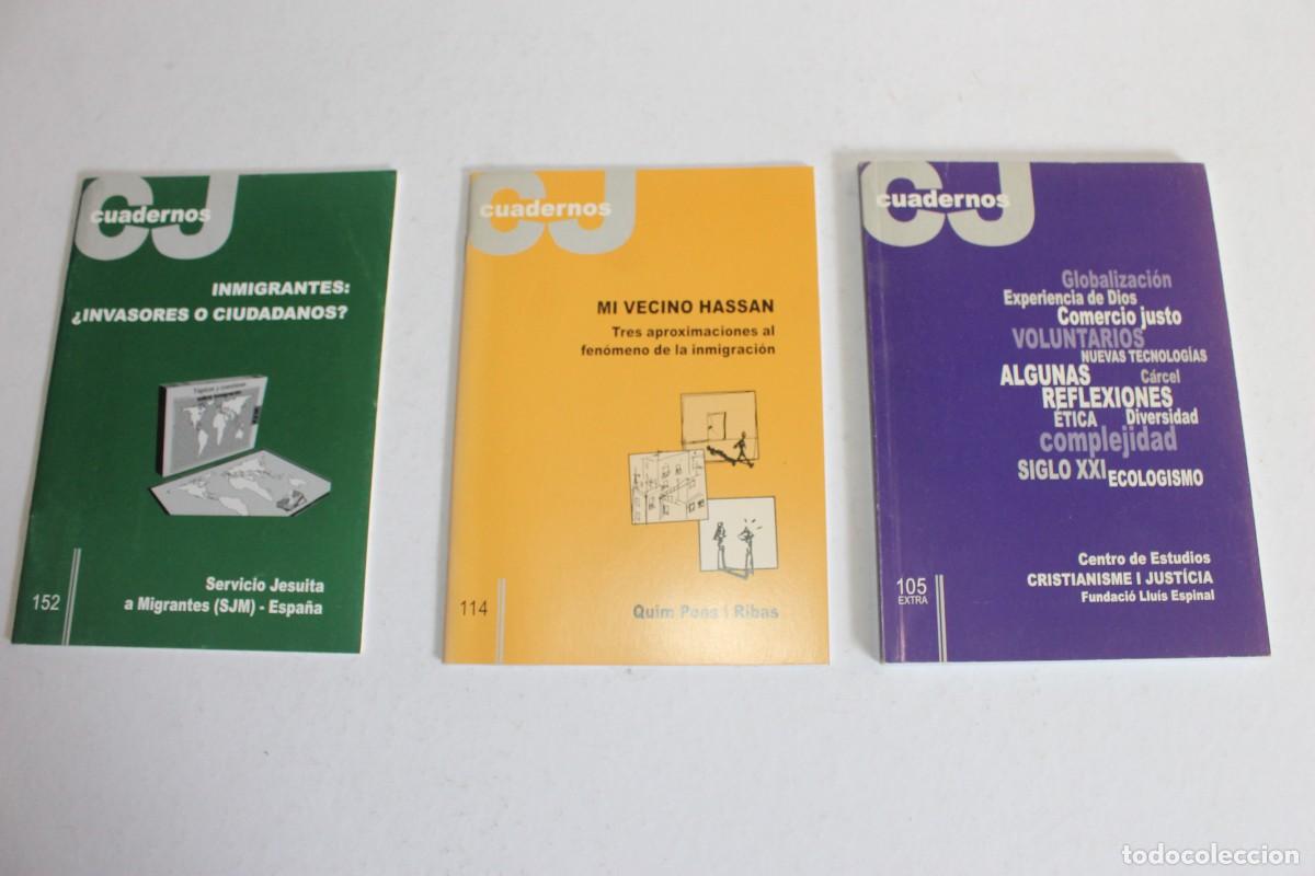 Collection Magazines and Newspapers: Lote 3 Cuadernos Cristianisme i Just&iacute;cia - Inmigraci&oacute;n, &Eacute;tica y Globalizaci&oacute;n - Fundaci&oacute; Llu&iacute;s Espin