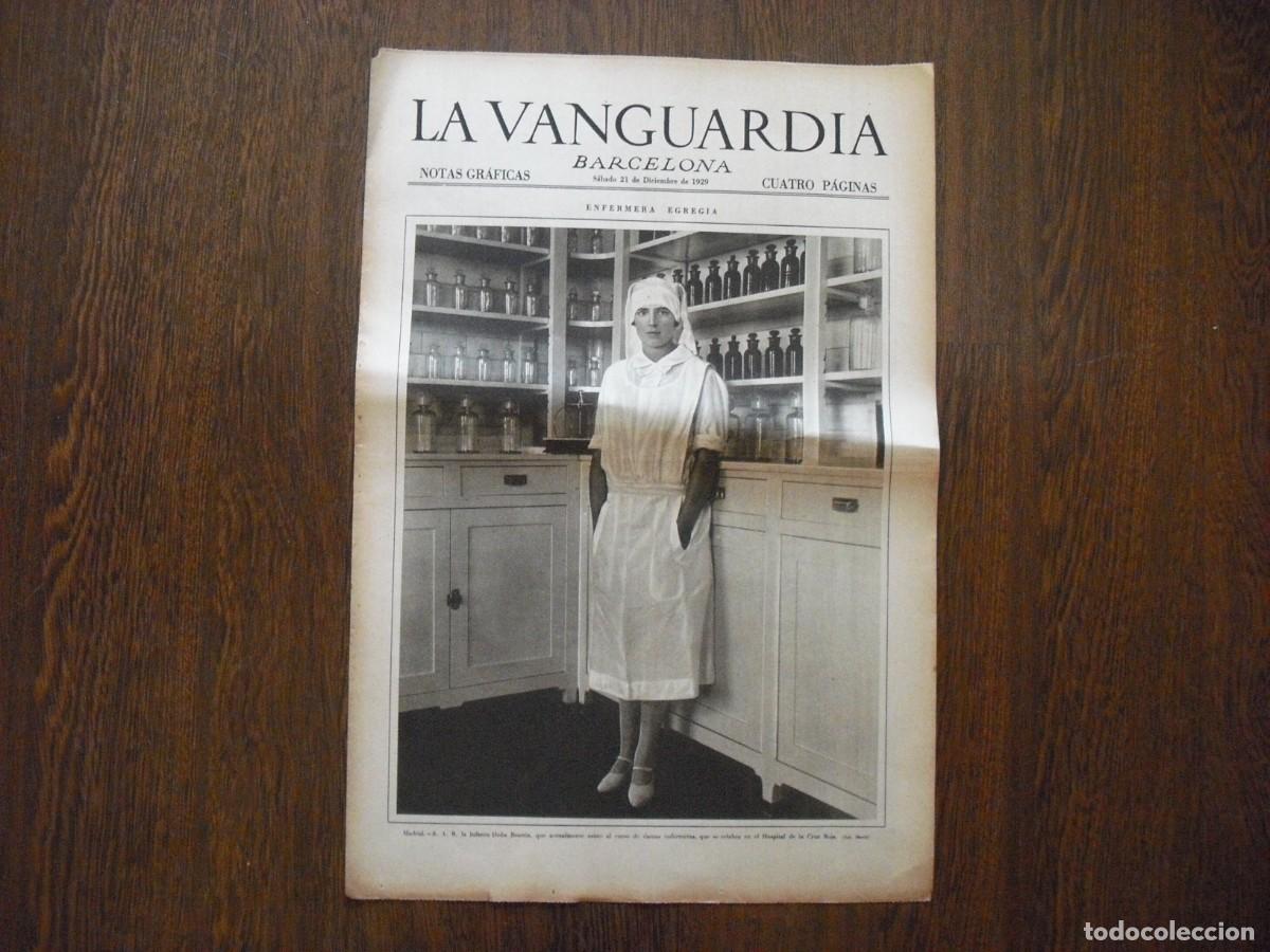Collezionismo di Riviste e Giornali: LA VANGUARDIA , ABRIL 1930 . ENFERMERA EGREGIA, LA INFANTA BEATRIZ EN EL HOSPITAL 4 PAGS