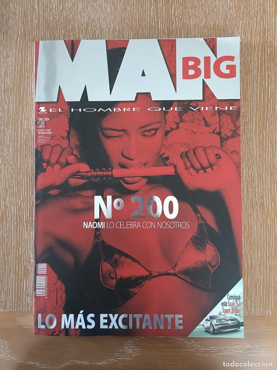 Coleccionismo de Revistas y Peri&oacute;dicos: REVISTA MAN BIG N&Uacute;MERO 200 - NAOMI CAMPBELL