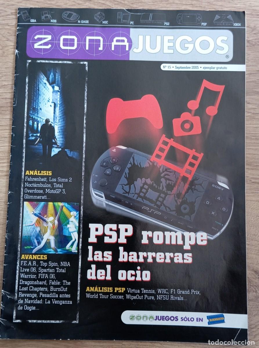 Coleccionismo de Revistas y Peri&oacute;dicos: Revista ZONA JUEGOS N&deg; 15. Septiembre 2005. Videojuegos