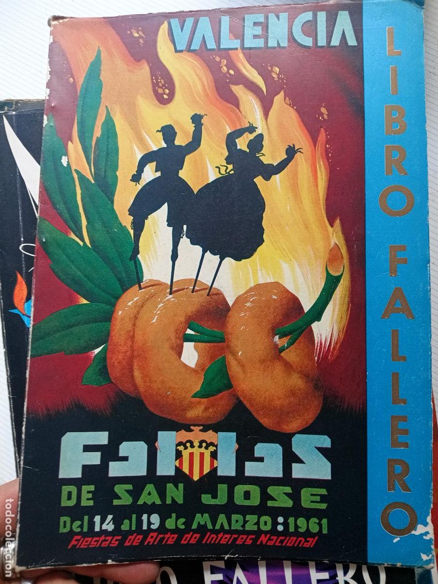 Coleccionismo de Revistas y Peri&oacute;dicos: LIBRO FALLERO 1961 -FALLAS VALENCIA PUBLICIDAD CERVEZAS EL AGUILA -TURIA -COCA COLA MARILYN MONROE