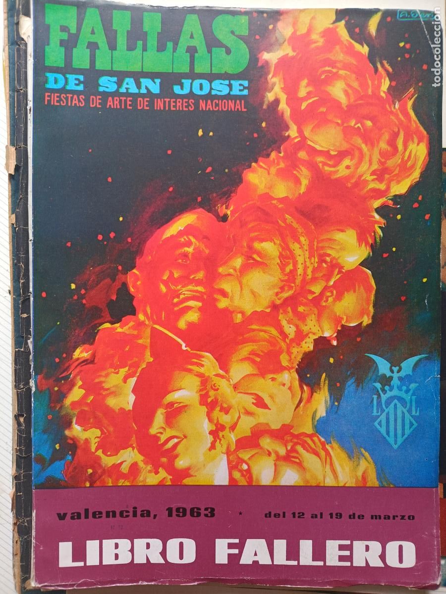 Coleccionismo de Revistas y Peri&oacute;dicos: FALLAS DE SAN JOSE - VALENCIA - LIBRO FALLERO 1963