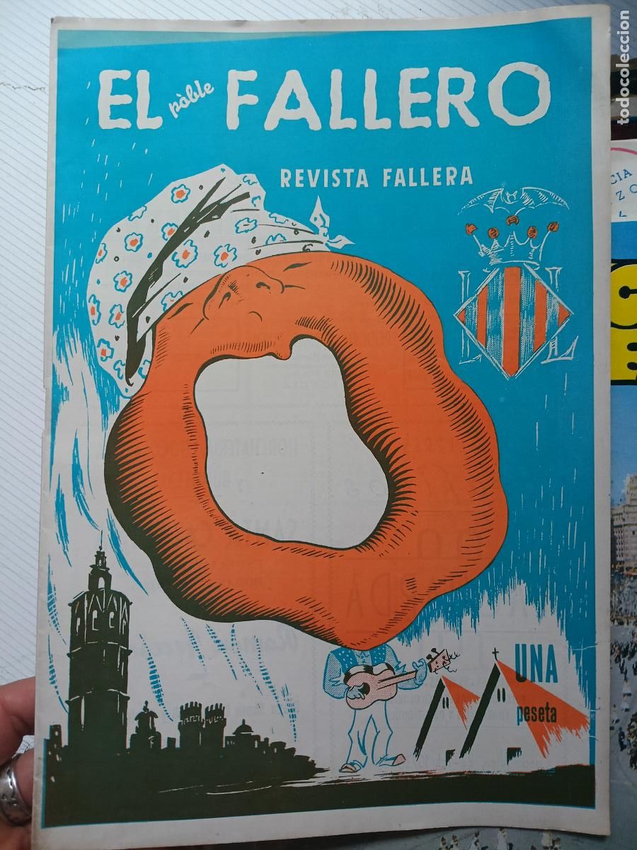 Coleccionismo de Revistas y Peri&oacute;dicos: Revista fallera EL POBLE FALLERO 1946 - Fallas de Valencia